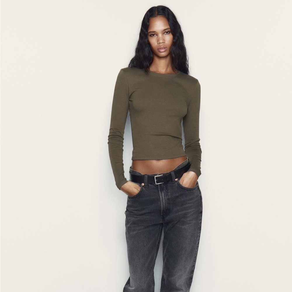 ZARA Long Sleeve Blouse